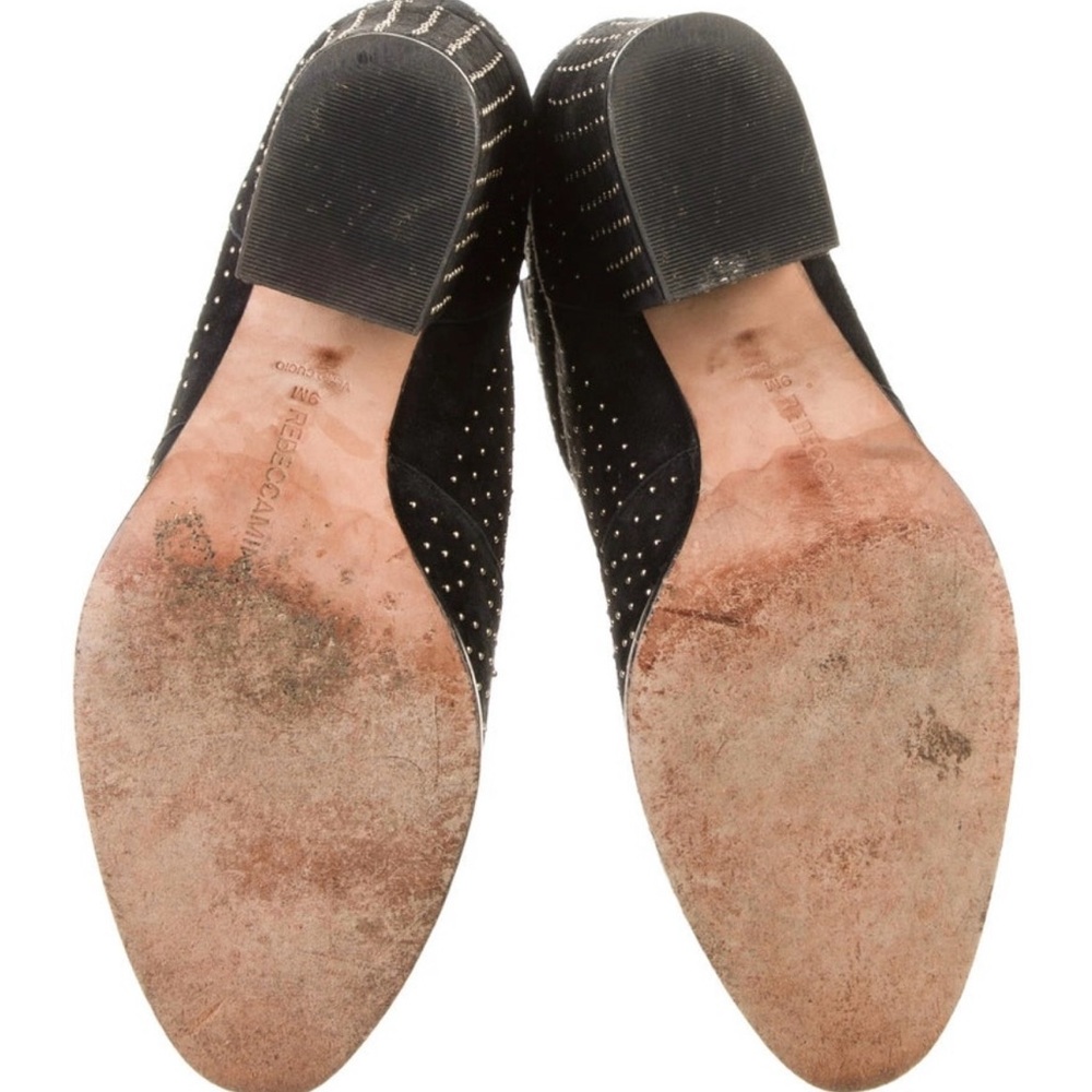 Rebecca Minkoff Black Studded Ankle Booties - Picture 4 of 10